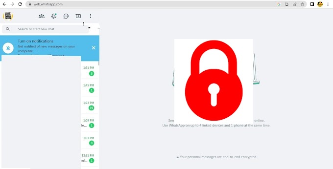 How to Lock Whatsapp Web On PC 