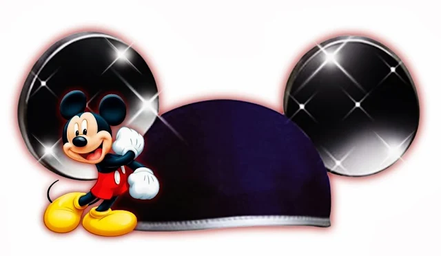 Mickey ears with Celebration Hats. 