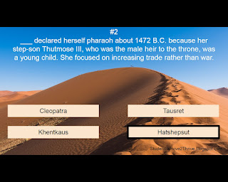 The correct answer is Hatshepsut.