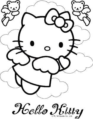 Hello Kitty Coloring Pages