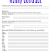 nanny contract sample pdf free printable