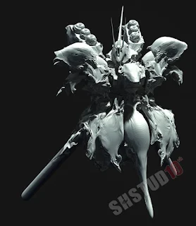 Sculpture Vol. 1 MSN-04 Sazabi, SH Studio