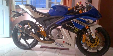Vixion Modif Jadi R25 Yamaha  Oto Trendz