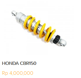 Daftar Harga Shock Ohlins Untuk semua Motor Honda 