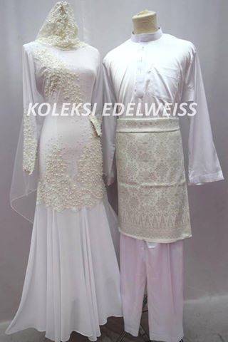 KOLEKSI EDELWEISS Baju  Pengantin Baju  Nikah  dan Tunang 