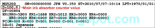 EEPROM information print out Canon MG5200, MG5210, MG5220, MG5230, MG5240, MG5250, MG5270, MG5280