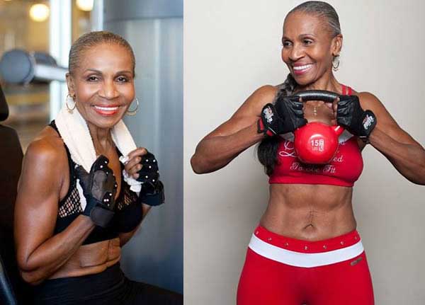 Ernestine Shepherd, the 80-year-old bodybuilder who bench presses 150 lbs