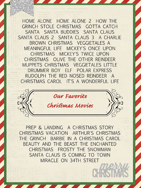 Christmas Movies List