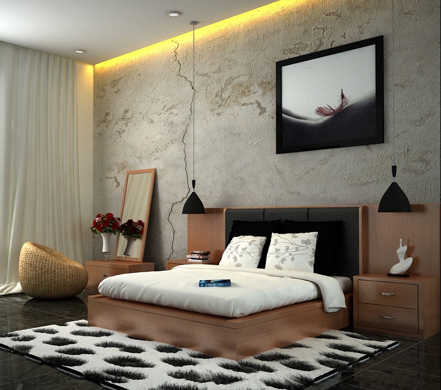 Desain Interior Kamar Tidur Gambar  1 Kolom Desain 