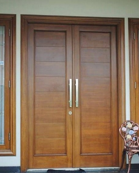 43 Model  Pintu  Kupu Tarung Kayu  Jati  Klasik  yang Modern 