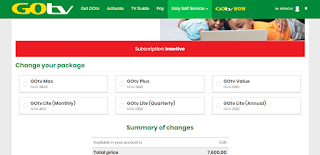 How to downgrade GOTV subscription