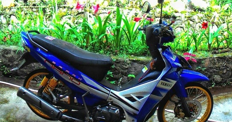 Modifikasi Vega R New Biru Modif Standar Striping Spark Nano Vegafans Com