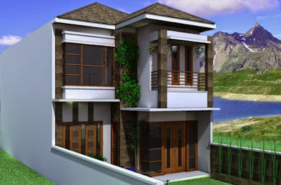 desain rumah idaman masa kini 2 lantai