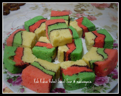 My Kitchen Diary: KEK KUKUS VELVET SWEET SOUR