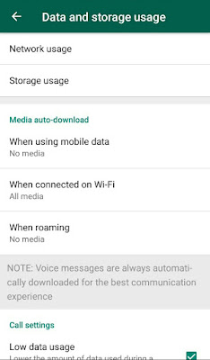 Now tap on the Storage usage option which is 2nd from top.