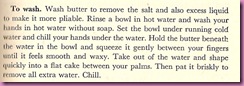 wash butter