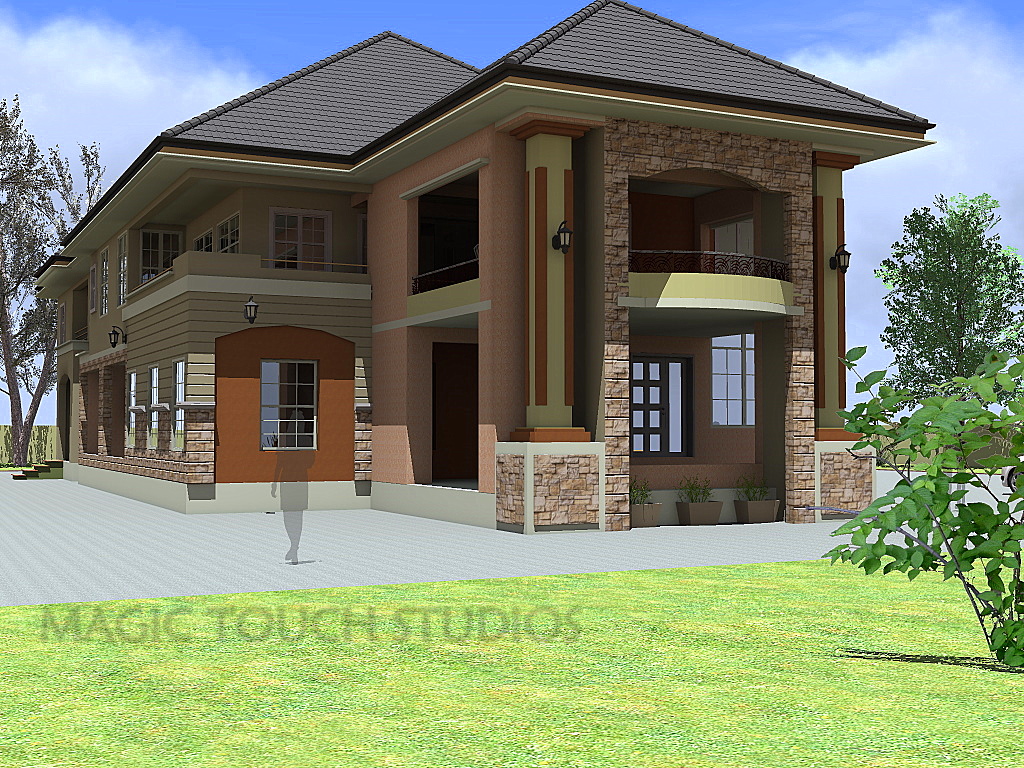 Mediterranean Duplex  House  Designs  In Nigeria  By Mts 