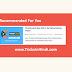 How To Install Recommended Post Below Article In Blogger