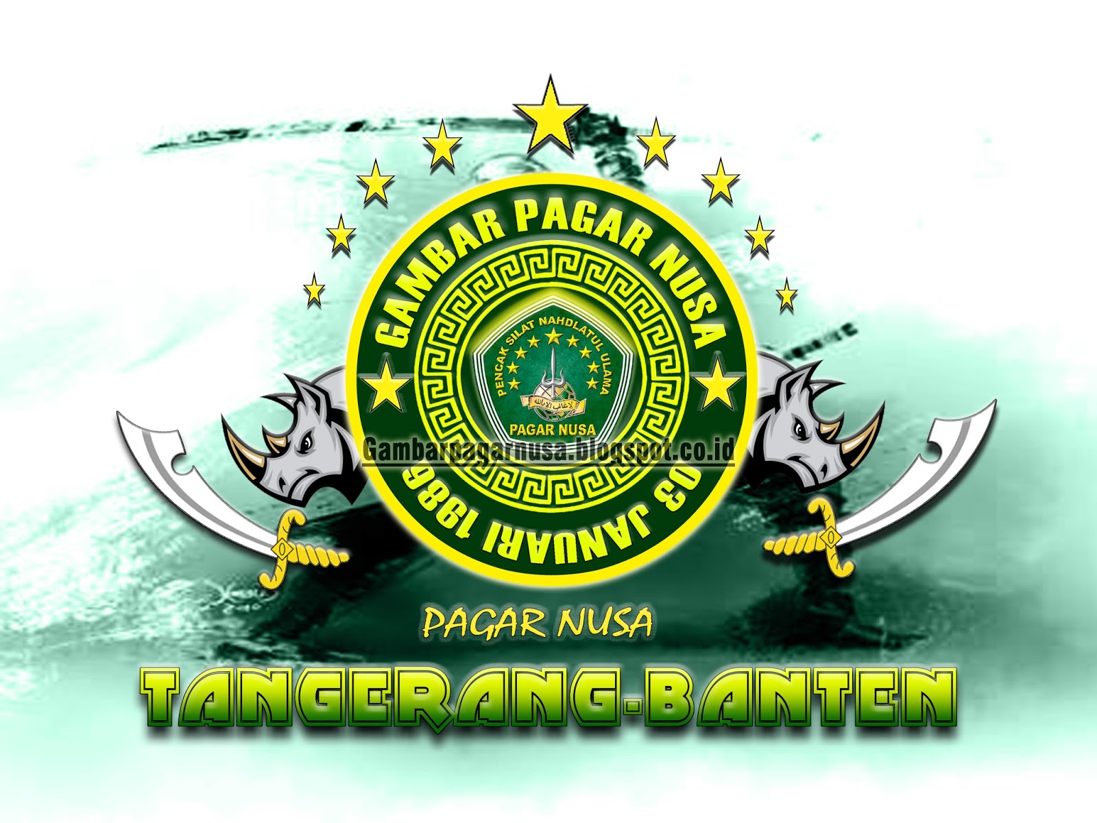  Gambar Pagar Nusa Harimau Badak Banten GAMBAR PAGAR 