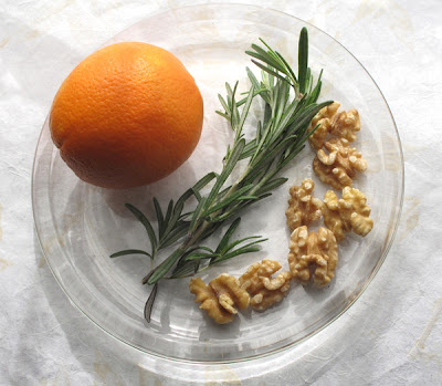 Gourmet cookie recipe: toasted rosemary orange walnut