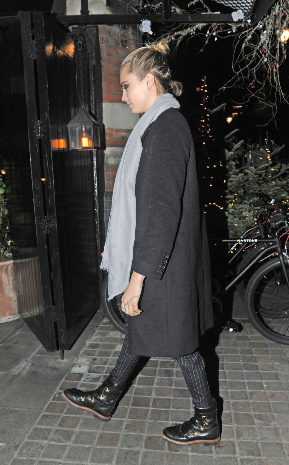 Cara Delevingne night out style at Chiltern Firehouse in London