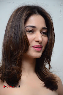 Actress Tamanna Latest Images in Floral Short Dress at Okkadochadu Movie Promotions  0001.JPG