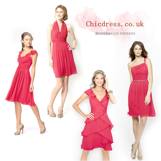 Chic Short Bridesmaid Dresses