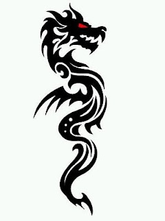 Tatoos y Tatuajes de Dragones en Blanco y Negro, parte 1