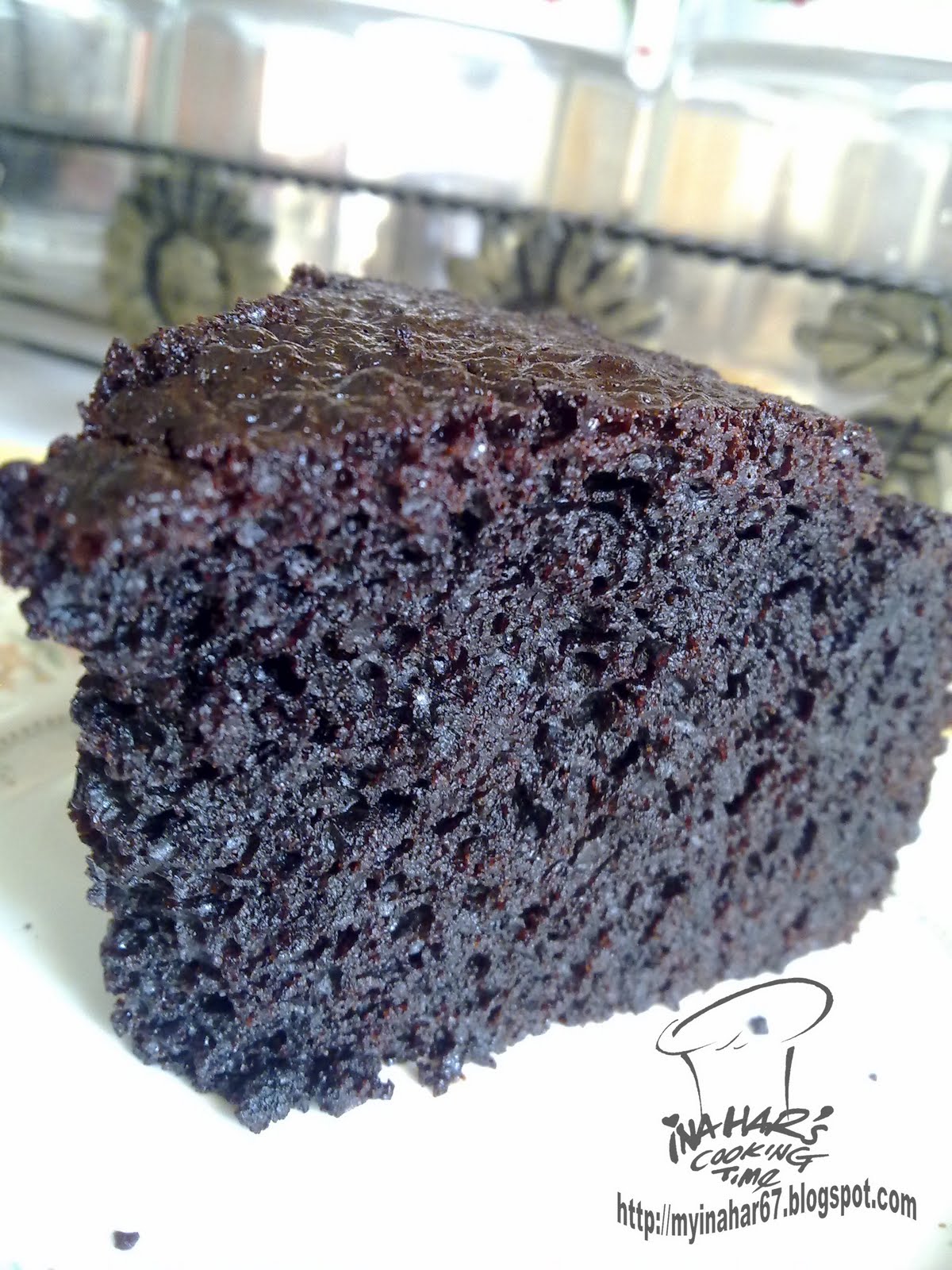 INAHAR'S COOKING TIME!: EGGLESS CHOCOLATE CAKE
