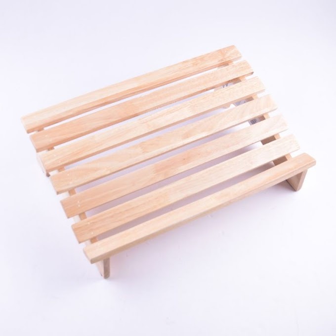 [ bontv12 ] Ghế gỗ kê chân văn phòng - bàn học - bàn làm việc