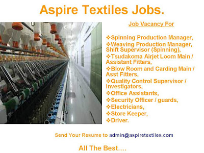 Aspire Textiles Jobs