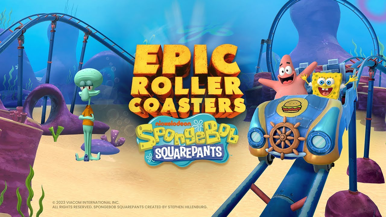 NickALive!: Epic Roller Coasters Announces SpongeBob SquarePants DLC