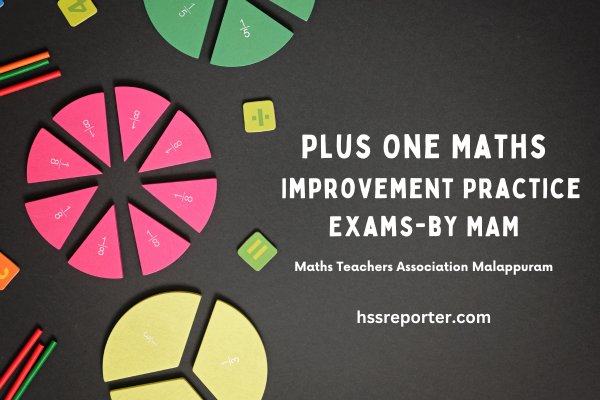  Plus One Maths Improvement Practice Exam-2023 by MAM