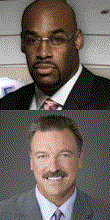 Donovan McNabb and Mark Malone