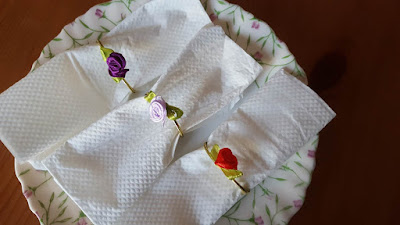 Spring napkin rings