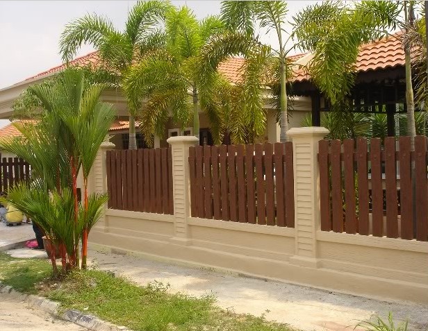warna cat pagar rumah minimalis modern terbaru