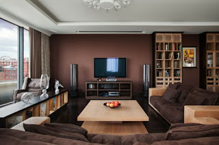 Wohnzimmer Farbe Zu Braunen Möbeln