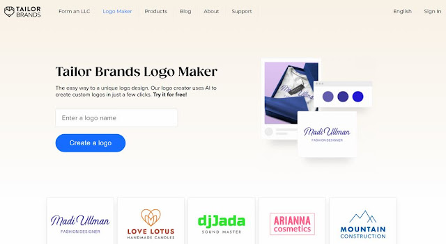 Tailor Brands – онлайн лого мейкър