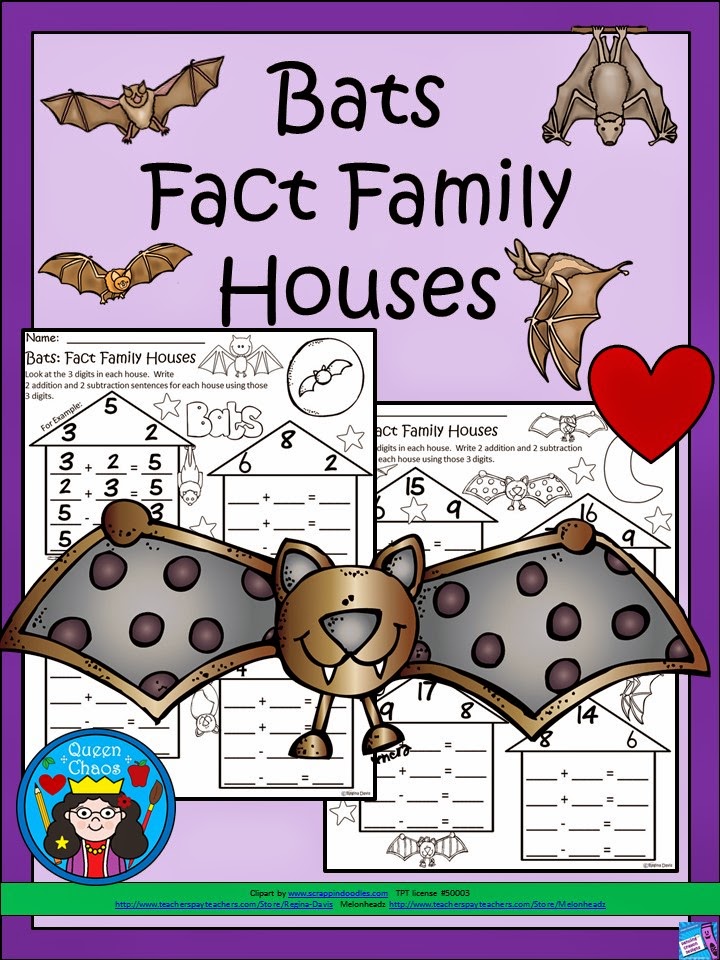 http://www.teacherspayteachers.com/Product/A-FLASH-FREEBIE-For-Followers-Bats-Fact-Family-Houses-1526355