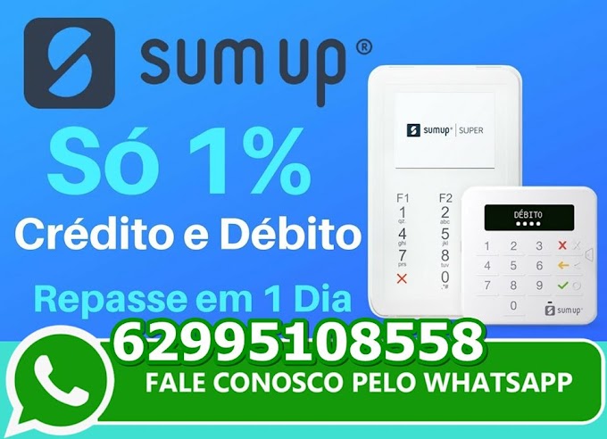 SUMUP TAXAS E TARIFAS  MAQUININHA DE  PASSAR CARTÃO  