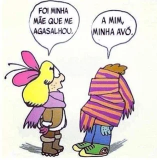 A vó do meu amor é muito cuidadosa!