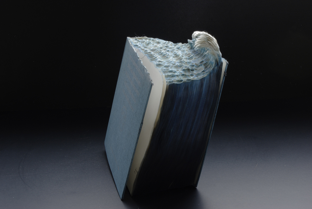 paper arts | carved book landscapes