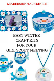 Easy Winter Crafts for your Girl Scout meetings