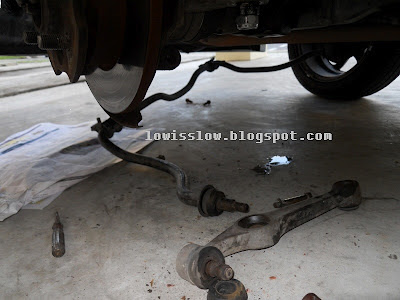 LIFE WITH MACHINE: DIY: Perodua Kancil Lower arm change