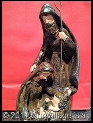carved nativity