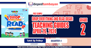GRADE 2 CATCH-UP FRIDAYS TEACHING GUIDES WITH READING MATERIALS MARCH 26, 2024 , FREE DOWNLOAD