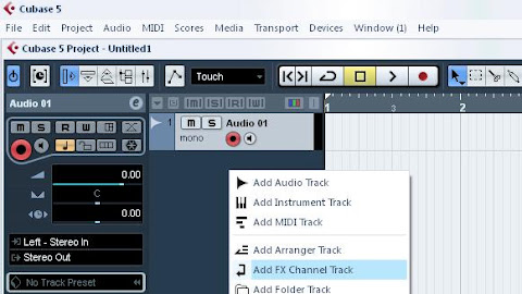 Memasukan / memasang plugins VST ke send FX di steinberg cubase