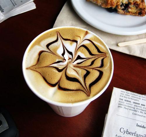 Delicious Coffee Latte Art - Too Beautiful to Drink Foam Cream