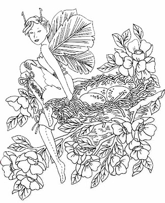 Fairy Coloring Pages on Classic Fairy Coloring Pages