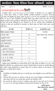 UP Mahoba District counselling for Urdu Teacher